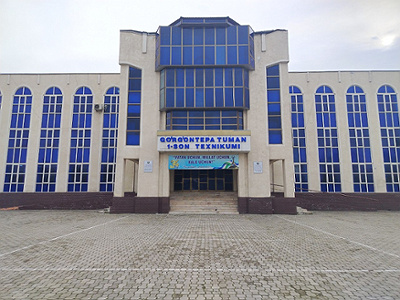 QO‘RG‘ONTEPA TUMAN 1-SON POLITEXNIKUMIning hududidagi texnik maydoni hamda qo‘shimcha qurilgan binosi (Ijaraga)